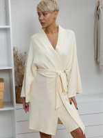 Халат жіночий №1633 Білий — фото 3