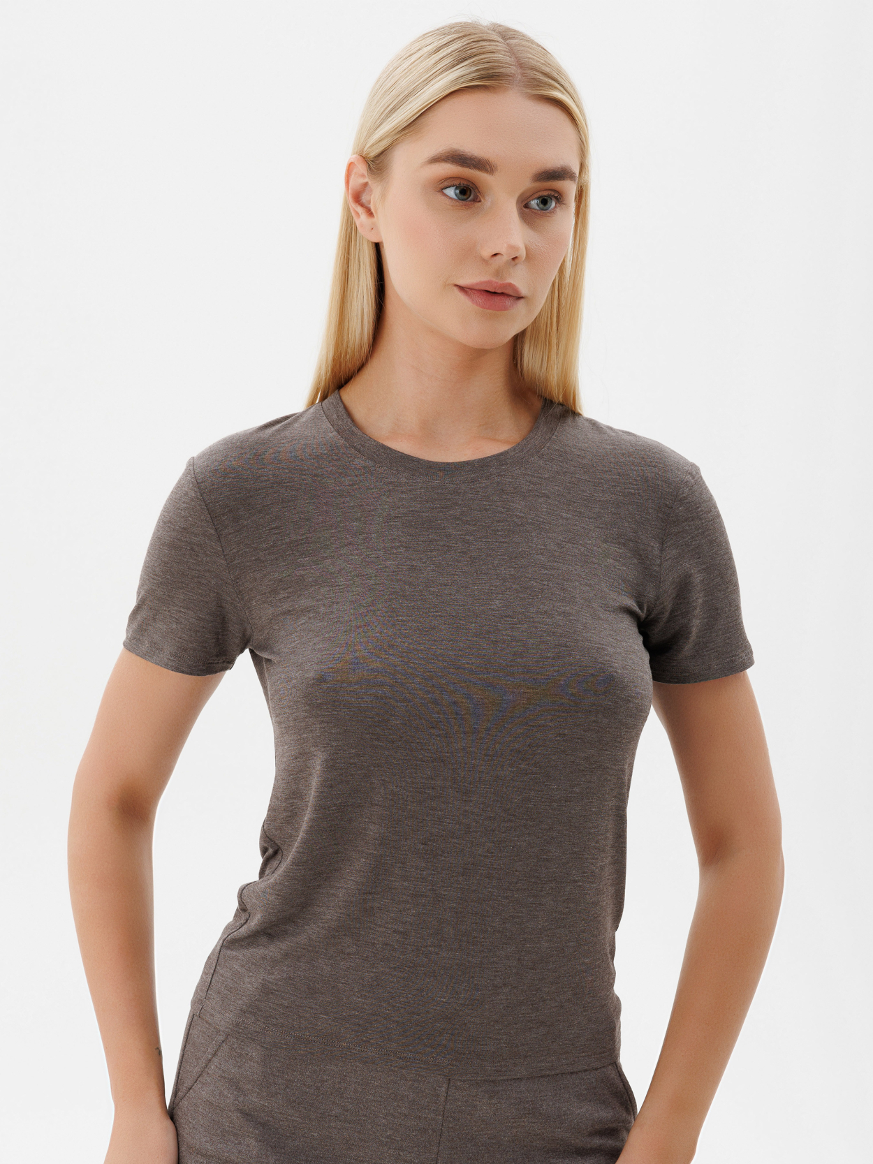 Women's t-shirt No. 1721 Brown — фото 1