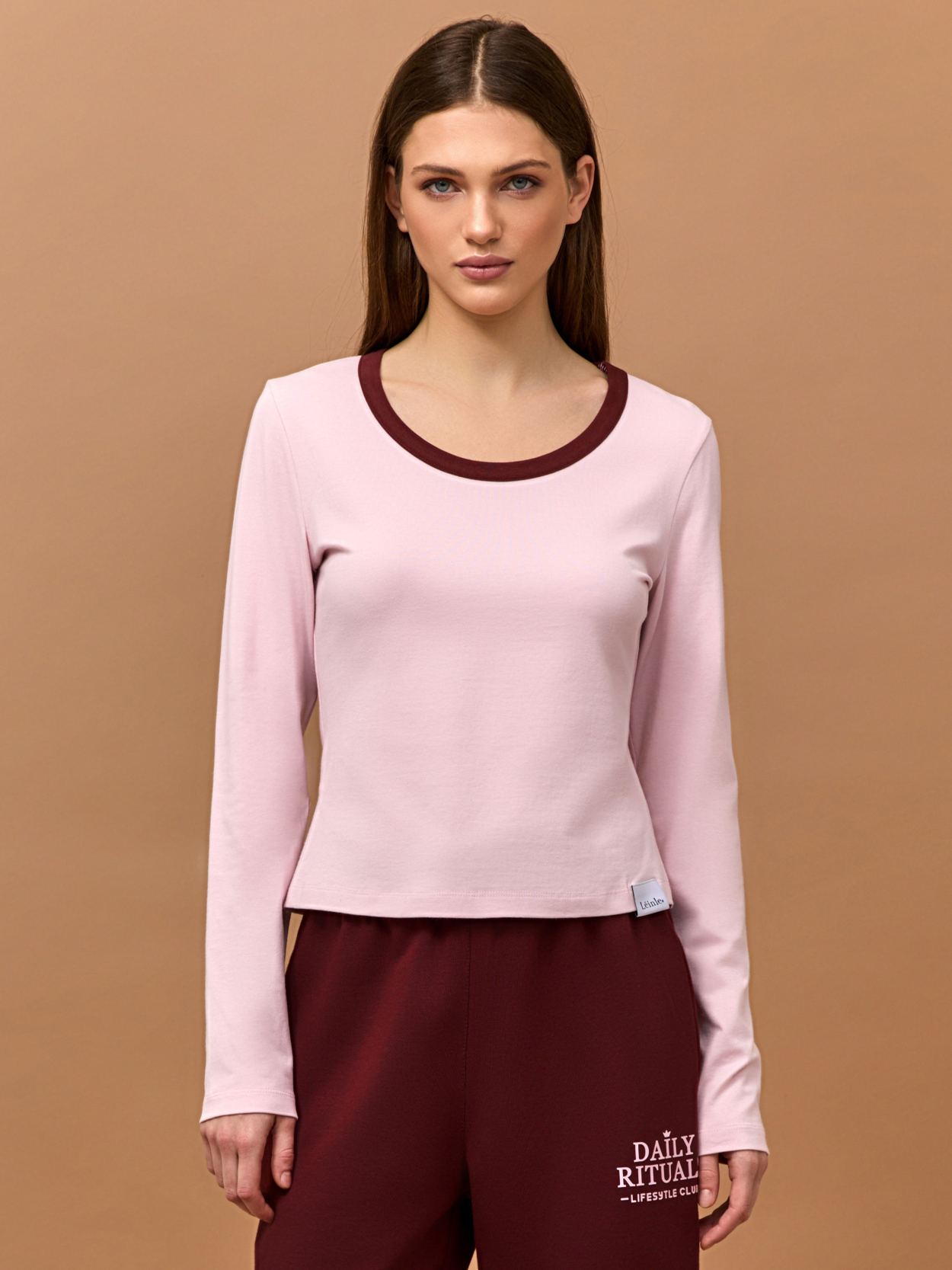 Women's jumper No. 1914 Light pink — фото 1
