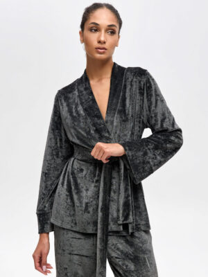 Халат домашній №1822 Темно-сірий