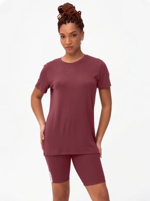 Women's pajamas №1456 Burgundy